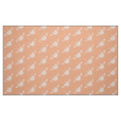Gestileerde Deco Butterfly, Pastel Peach Stof (Fat Quarter)