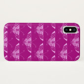 Gestileerde Deco vlinder - magenta en roze Case-Mate iPhone Case (Achterkant (horizontaal))