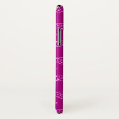 Gestileerde Deco vlinder - magenta en roze Case-Mate iPhone Case (Achterkant / rechts)