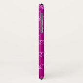 Gestileerde Deco vlinder - magenta en roze Case-Mate iPhone Case (Achterkant/links)