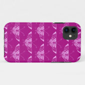 Gestileerde Deco vlinder - magenta en roze Case-Mate iPhone Case (Achterkant (horizontaal))