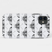 Gestileerde Deco vlinder - wit en zwart Case-Mate iPhone Case (Achterkant (horizontaal))