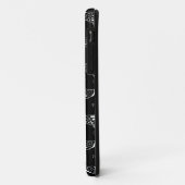 Gestileerde Deco vlinder - zwart en wit Case-Mate iPhone Case (Achterkant/links)
