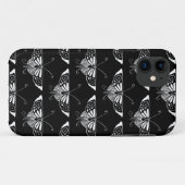 Gestileerde Deco vlinder - zwart en wit Case-Mate iPhone Case (Achterkant (horizontaal))