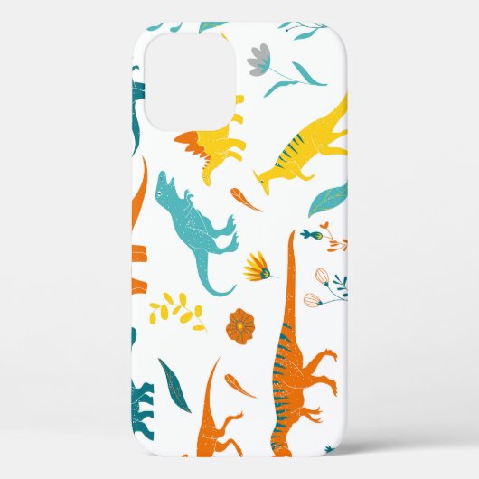 Gestileerde dinosaurussen, bloemenelementen, schat Case-Mate iPhone case (Achterkant)