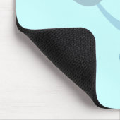 gestileerde dolfijn Mousepad Muismat (Hoek)