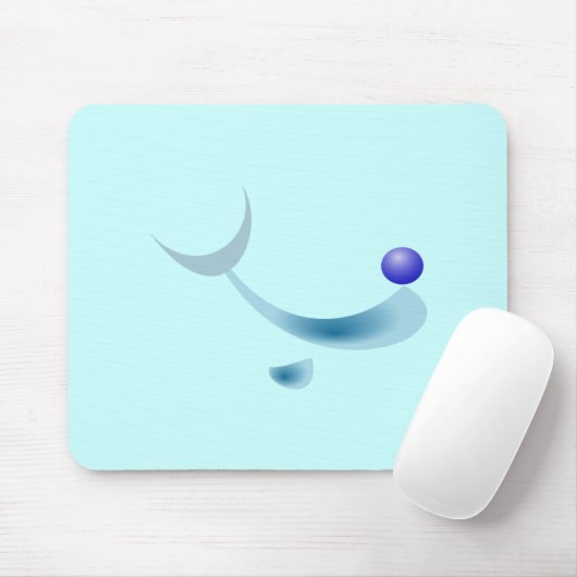 gestileerde dolfijn Mousepad Muismat (Met muis)