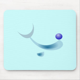 gestileerde dolfijn Mousepad Muismat