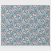 Gestileerde Draaiende Hazen Tessellatie 3 Inpakpap Cadeaupapier (Vlak)