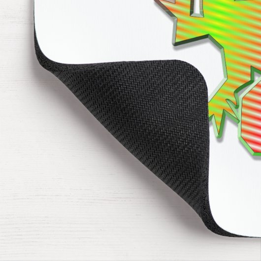 Gestileerde Draak Muismat (Hoek)