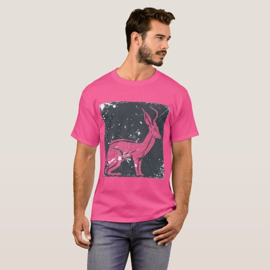Gestileerde duiker T-shirt (Voorkant volledig)