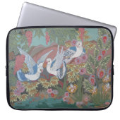 Gestileerde Duiven in Tuin Laptop Sleeve (Voorkant)