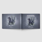 Gestileerde eenhoorn in bloemenpracht. gastenboek (Volledig)