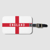 Gestileerde Engelse vlag Bagagelabel (Voorkant (horizontaal))