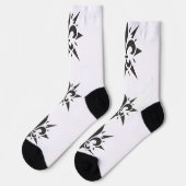 "Gestileerde Fleur-de-lis" Crew Soks Sokken (Links)