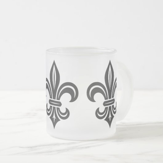 "Gestileerde Fleur-de-lis" mok (Voorkant rechts)