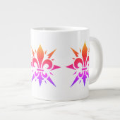"Gestileerde Fleur-de-lis" Speciale Mok (Voorkant rechts)