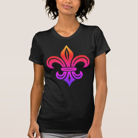 "Gestileerde Fleur-de-lis" T-shirt (Voorkant)