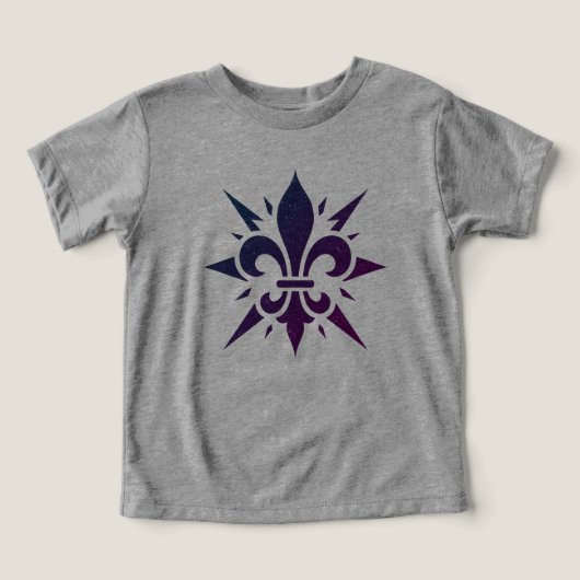 "Gestileerde Fleur-de-lis" T-shirt (Design voorkant)