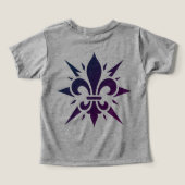 "Gestileerde Fleur-de-lis" T-shirt (Design achterkant)