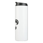 "Gestileerde Fleur-de-lis" thermobeker Thermosbeker (Geroteerd rechts)