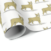 gestileerde Franse Bulldog C Cadeaupapier (Rol Hoek)