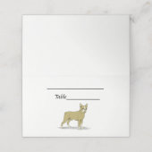 gestileerde Franse Bulldog C Plaatskaartje (Buitenkant ongevouwen)