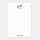  gestileerde Franse Bulldog C Post-it® Notes (Voorkant)