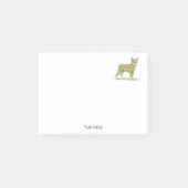 gestileerde Franse Bulldog C Post-it® Notes (Voorkant)