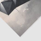 Gestileerde futuristische metallic vrouw tissuepapier (Detail)