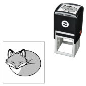 Gestileerde Geëtste Slaande Vos Zelfinktende Stempel (In situ)