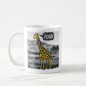 Gestileerde giraffe koffiemok (Links)