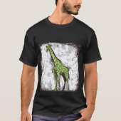 Gestileerde giraffe t-shirt (Voorkant)