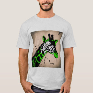 Gestileerde giraffe t-shirt