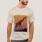 Gestileerde giraffe t-shirt (Voorkant)