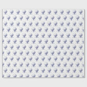  gestileerde Golf T-shirt blauw Cadeaupapier (Vlak)