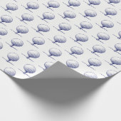  gestileerde Golf T-shirt blauw Cadeaupapier (Hoek)