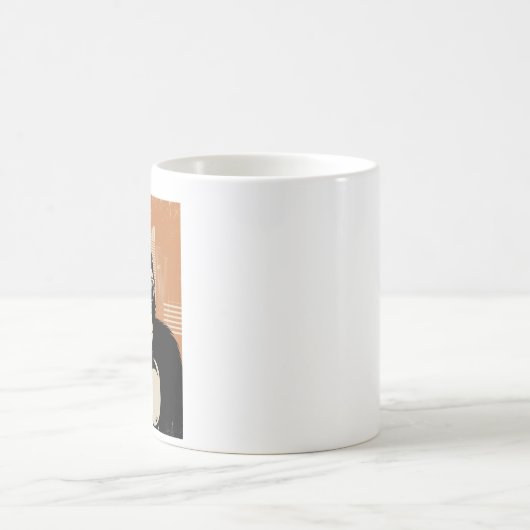 Gestileerde gorilla koffiemok (Center)