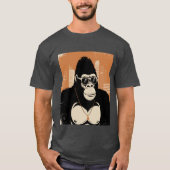 Gestileerde gorilla t-shirt (Voorkant)