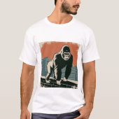 Gestileerde gorilla t-shirt (Voorkant)