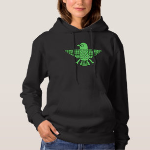 gestileerde groene valk hoodie