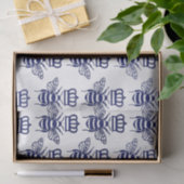 gestileerde hommels met kroon - Blauw Tissuepapier (Geschenk)