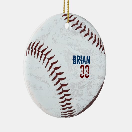  gestileerde honkbal-versiering keramisch ornament (Rechts)