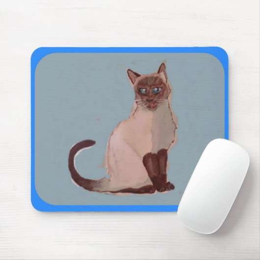 Gestileerde katposter muismat (Met muis)