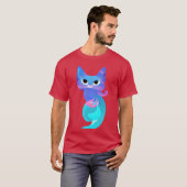gestileerde kattenvriend t-shirt (Voorkant volledig)