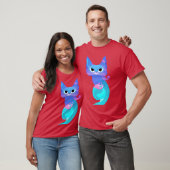 gestileerde kattenvriend t-shirt (Unisex)