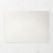 Gestileerde kerstbomen en sneeuwvlokken drieluik wenskaart (Cover)