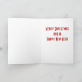 Gestileerde Kerstboom Feestdagen Kaart (Binnen)