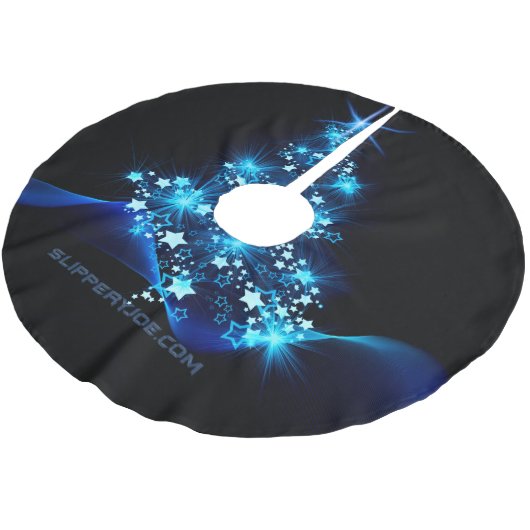 gestileerde kerstboom SlipperyJoe gloeiende blauw  Rok (Gekanteld)