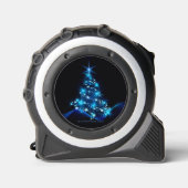 gestileerde kerstboom SlipperyJoe gloeiende blauw  Rolmaat (Voorkant)